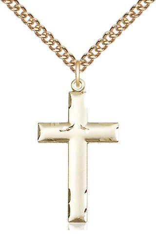 14kt Gold Cross Medal