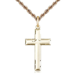 14kt Gold Cross Medal