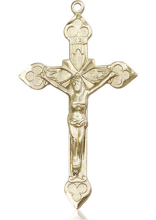 14kt Gold Filled Crucifix Medal