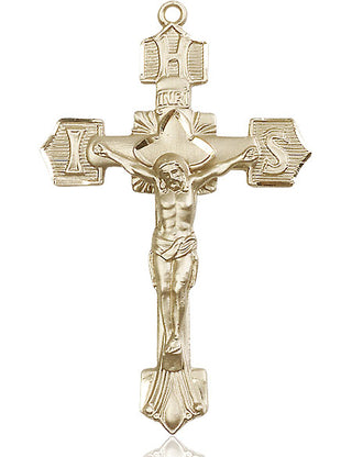 14kt Gold Filled Crucifix Medal