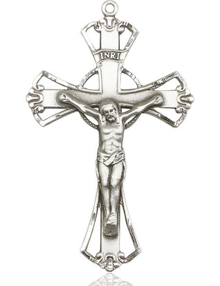 Pewter Crucifix Medal
