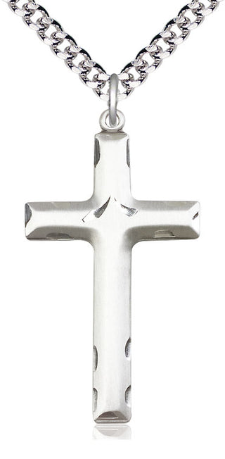 Sterling Silver Cross Medal Catholic Jewelry
