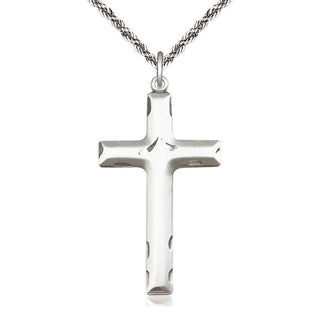 Sterling Silver Cross Medal Catholic Jewelry