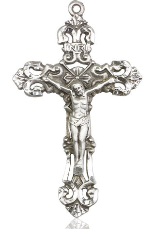 Sterling Silver Crucifix Medal
