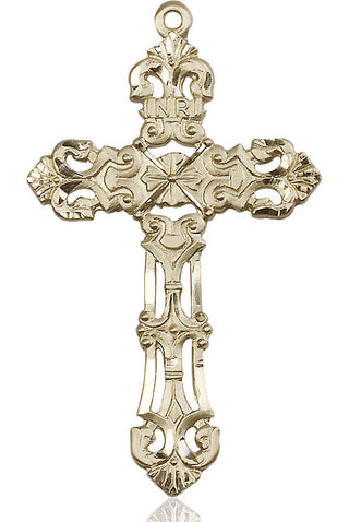 14kt Gold Filled Cross Medal