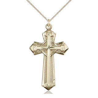 14kt Gold Cross Medal