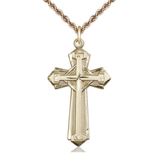 14kt Gold Cross Medal