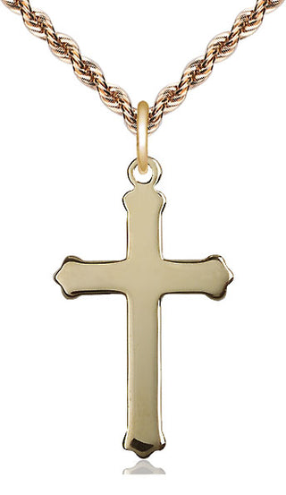 14kt Gold Filled Cross Medal | Large