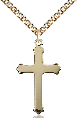 14kt Gold Cross Medal