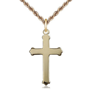 14kt Gold Cross Medal
