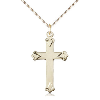 14kt Gold Cross Medal