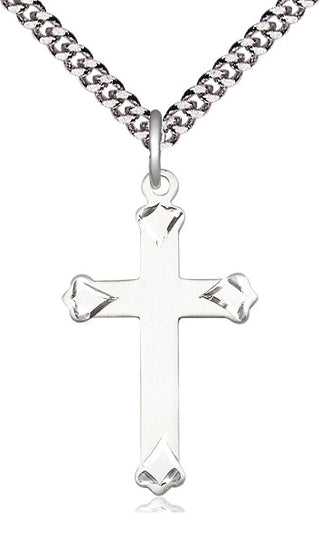 Sterling Silver Cross Medal Catholic Jewelry