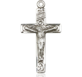 Pewter Crucifix Medal