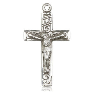Sterling Silver Crucifix Medal