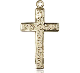 14kt Gold Filled Cross Medal