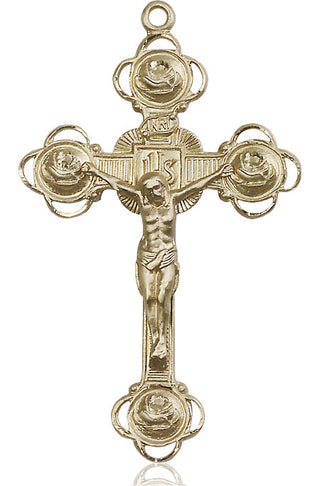 14kt Gold Filled Crucifix Medal