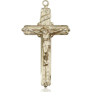 14kt Gold Filled Crucifix Medal
