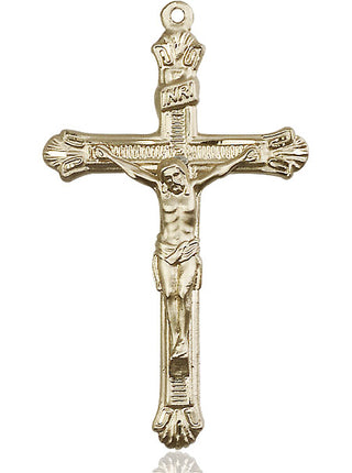 14kt Gold Crucifix Medal