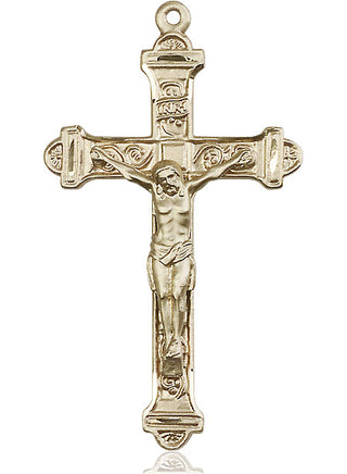 14kt Gold Filled Crucifix Medal
