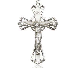 Pewter Crucifix Medal
