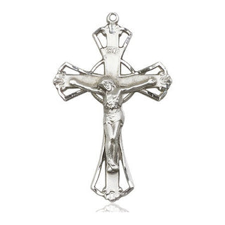 Sterling Silver Crucifix Medal
