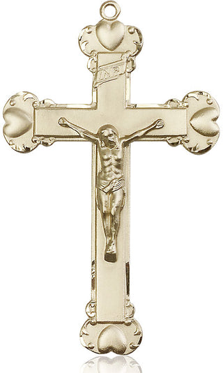 14kt Gold Filled Crucifix Medal
