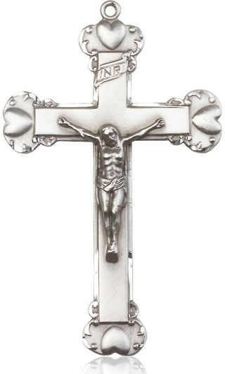 Sterling Silver Crucifix Medal