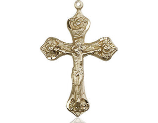 14kt Gold Filled Crucifix Medal