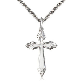 Sterling Silver Cross Medal Catholic Jewelry