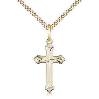 14kt Gold Filled Cross Medal Religious Jewelry