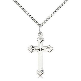 Sterling Silver Cross Medal Religious Jewelry