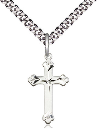 Sterling Silver Cross Medal Religious Jewelry