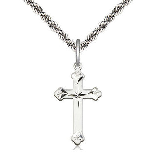 Sterling Silver Cross Medal Religious Jewelry