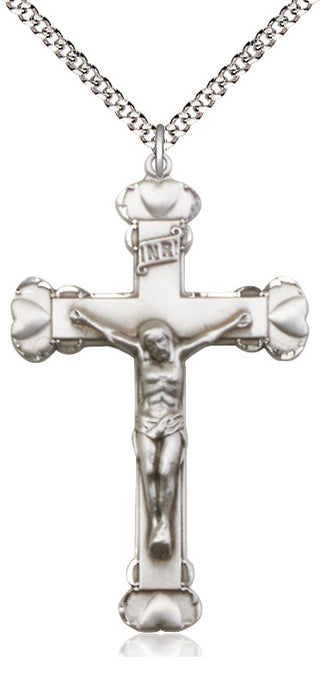 Pewter Crucifix Medal Religious Jewelry