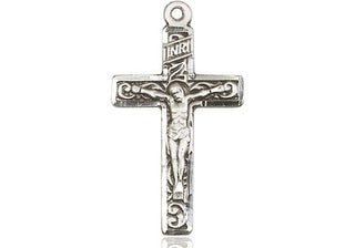 Sterling Silver Crucifix Medal