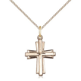14kt Gold Cross Medal
