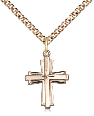 14kt Gold Cross Medal