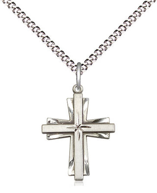 Sterling Silver Cross Medal Religious Jewelry