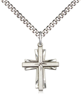 Sterling Silver Cross Medal Religious Jewelry