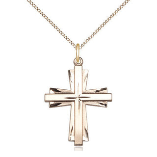 14kt Gold Cross Medal
