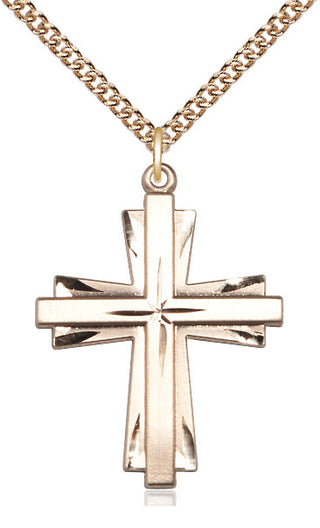 14kt Gold Cross Medal