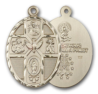 Gold-Filled 5-Way / Holy Spirit Pendant