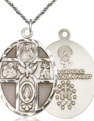 Sterling Silver 5-Way / Holy Spirit Pendant PENDANT ONLY