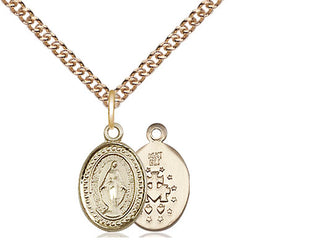 14kt Gold Miraculous Medal