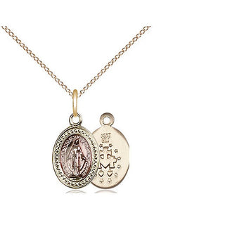 14kt Gold Miraculous Medal