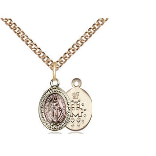 14kt Gold Miraculous Medal