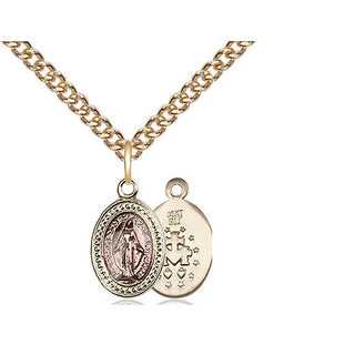 14kt Gold Miraculous Medal