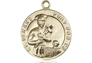 14kt Gold Filled Saint Gerard Medal