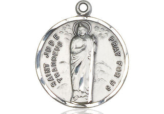 Sterling Silver Saint Jude Medal Catholic Jewelry