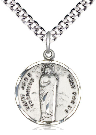 Sterling Silver Saint Jude Medal Catholic Jewelry